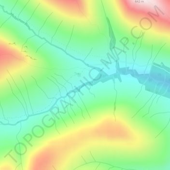 Luss Water topographic map, elevation, terrain