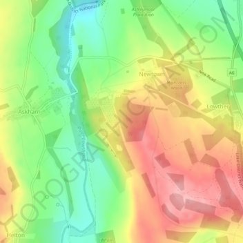 Jack Croft's Pond topographic map, elevation, terrain