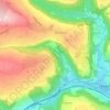 Colden Water topographic map, elevation, terrain