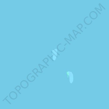 Gatusan Islands topographic map, elevation, terrain