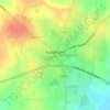 Kangeyam topographic map, elevation, terrain