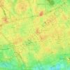 Cavendish Square topographic map, elevation, terrain