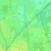 Dortmund-Ems-Kanal topographic map, elevation, terrain
