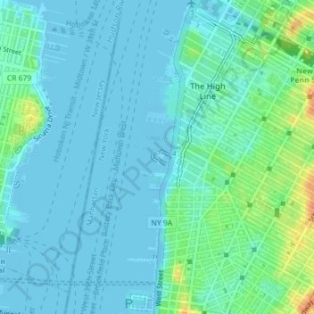 Little Island topographic map, elevation, terrain