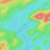 Lac Daoust topographic map, elevation, terrain