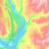 Palouse River topographic map, elevation, terrain