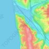 Torrey Pines State Natural Reserve topographic map, elevation, terrain