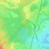 Bagshot Park Mansion topographic map, elevation, terrain