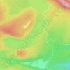 Patricia Lake topographic map, elevation, terrain