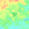 Horseshoe Lake topographic map, elevation, terrain