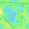 Lake Bonny topographic map, elevation, terrain