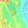 Creswell Crags topographic map, elevation, terrain