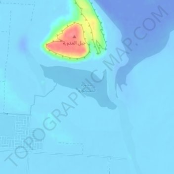 Faiyum topographic map, elevation, terrain