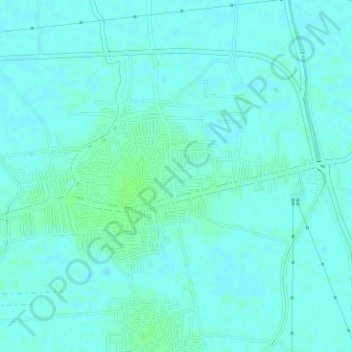 Basioun topographic map, elevation, terrain