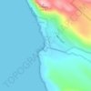 Scarborough Beach topographic map, elevation, terrain