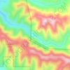 Islay Creek topographic map, elevation, terrain