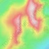 Goats Water topographic map, elevation, terrain