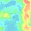 Sunbow Lake topographic map, elevation, terrain