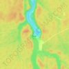 Mattagami River topographic map, elevation, terrain