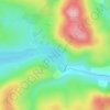 Glenbuck Loch topographic map, elevation, terrain