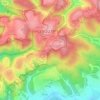 Kiryat Tivon topographic map, elevation, terrain