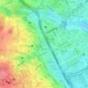 Central Park topographic map, elevation, terrain