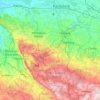 Železné hory topographic map, elevation, terrain