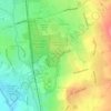 Newstead Wood topographic map, elevation, terrain