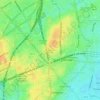 Highbury Fields topographic map, elevation, terrain