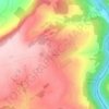Penallt topographic map, elevation, terrain