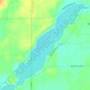 Big Pine Lake topographic map, elevation, terrain