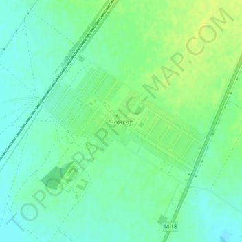 Chonhar topographic map, elevation, terrain