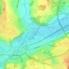 Hertford Lock No 1 topographic map, elevation, terrain