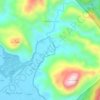 SUNGAI RANTE ANGIN topographic map, elevation, terrain