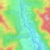 Chiceni topographic map, elevation, terrain