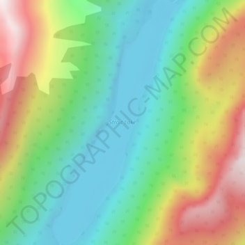 STRAIT OF OTRANTO TOPOGRAPHIC MAP ELEVATION TERRAIN visual data 4
