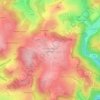 Klause topographic map, elevation, terrain