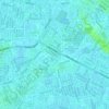 Highbury Park topographic map, elevation, terrain