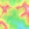 Bucura Lake topographic map, elevation, terrain