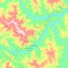 Sungai Tubu topographic map, elevation, terrain