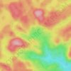 Lac du Moka topographic map, elevation, terrain
