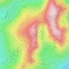 Dow Crag topographic map, elevation, terrain