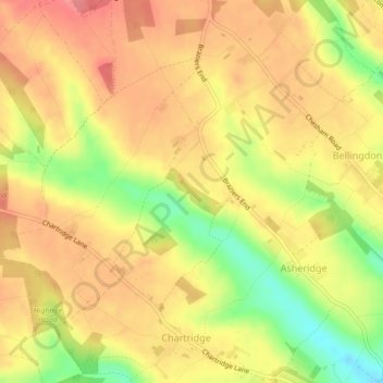 Braid Wood topographic map, elevation, terrain