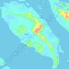 Pulau Sugi topographic map, elevation, terrain