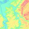 Малая Хета topographic map, elevation, terrain
