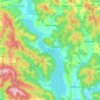 Vodná nádrž Veľká Domaša topographic map, elevation, terrain