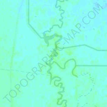 Loddon River topographic map, elevation, terrain