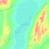 Sevier Lake topographic map, elevation, terrain