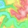 Harduf topographic map, elevation, terrain