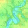 Embarras River topographic map, elevation, terrain